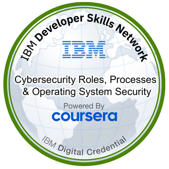 Cybersecurity Roles, Processes & Operating System Security