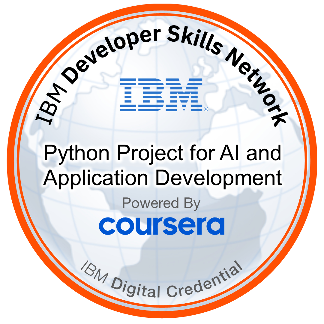 Python Project for AI and Application Development
